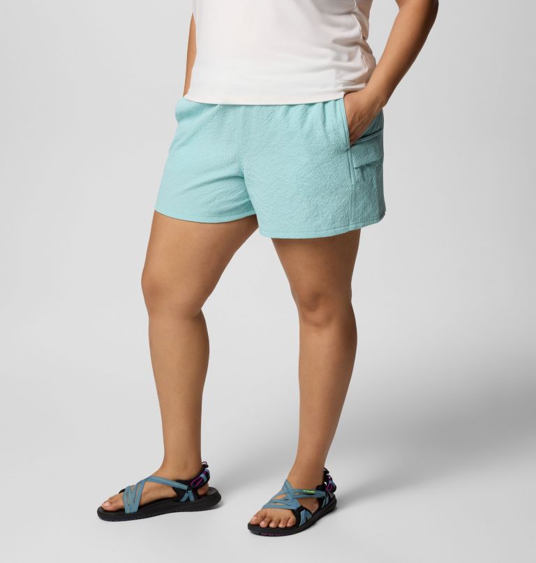 dames sucker for summer shorts - plus size