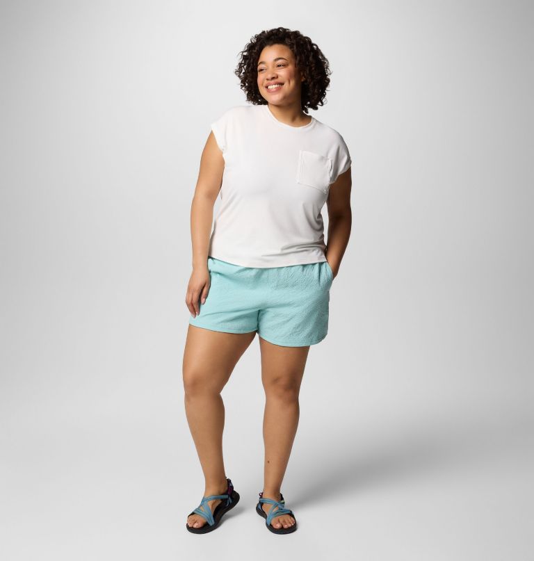 dames sucker for summer shorts - plus size