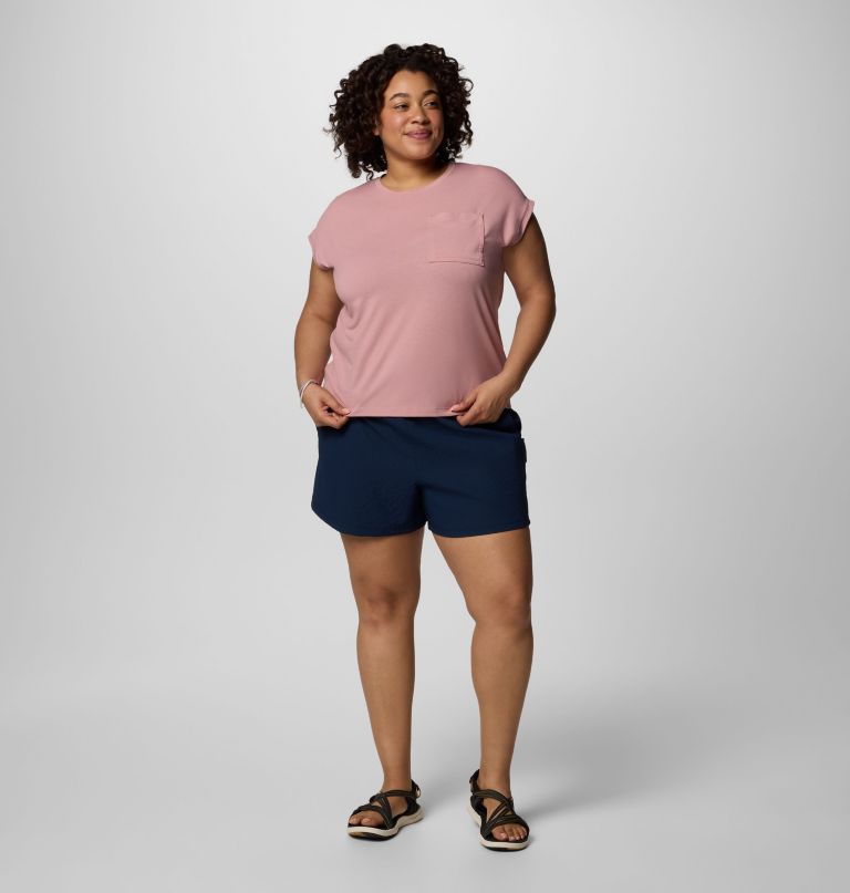 dames sucker for summer shorts - plus size