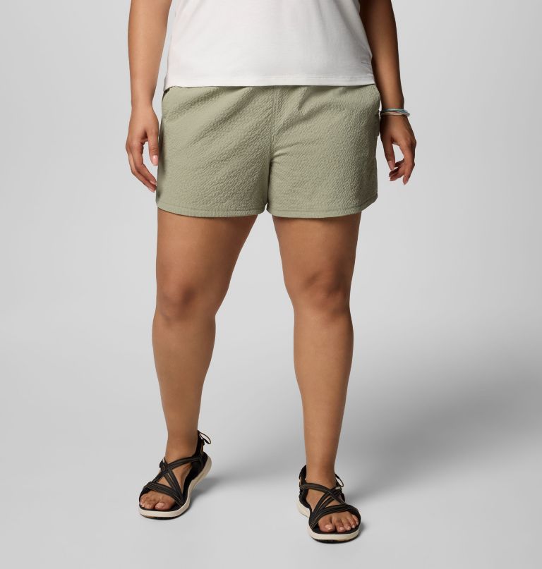 dames sucker for summer shorts - plus size