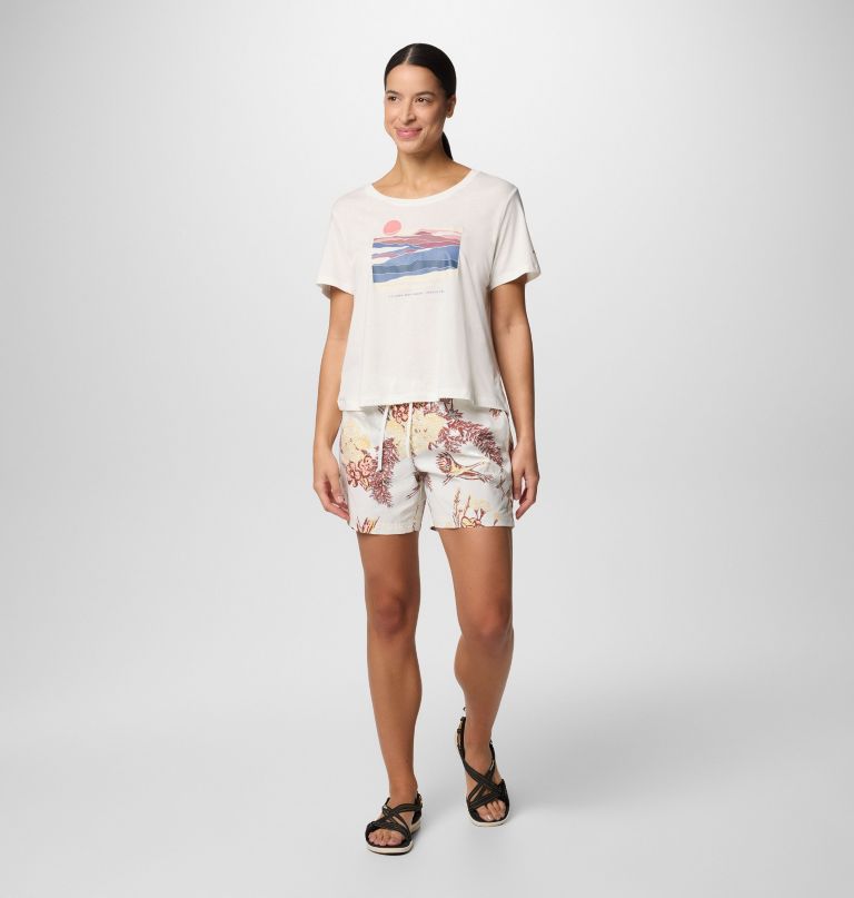 dames sandy river bedrukte shorts iii