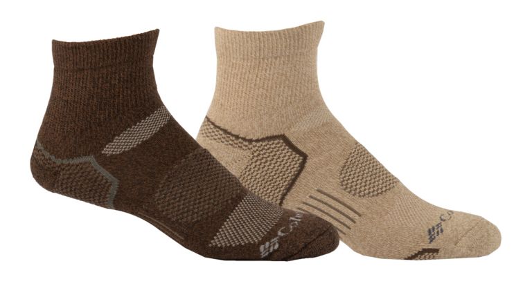 heren balance point walk quarter socks
