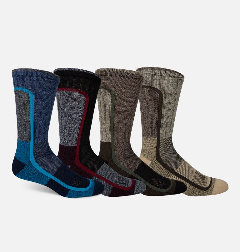 vochtregulerende sokken met kleurblokken - 4-pack