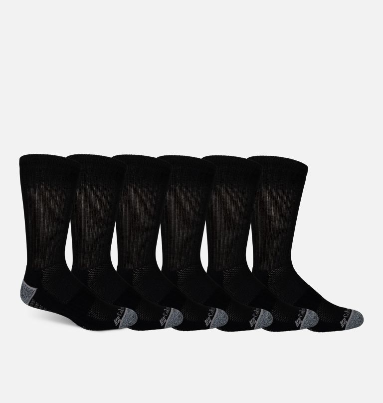 herensokken met ronde hals en piqué voetbed - 6-pack
