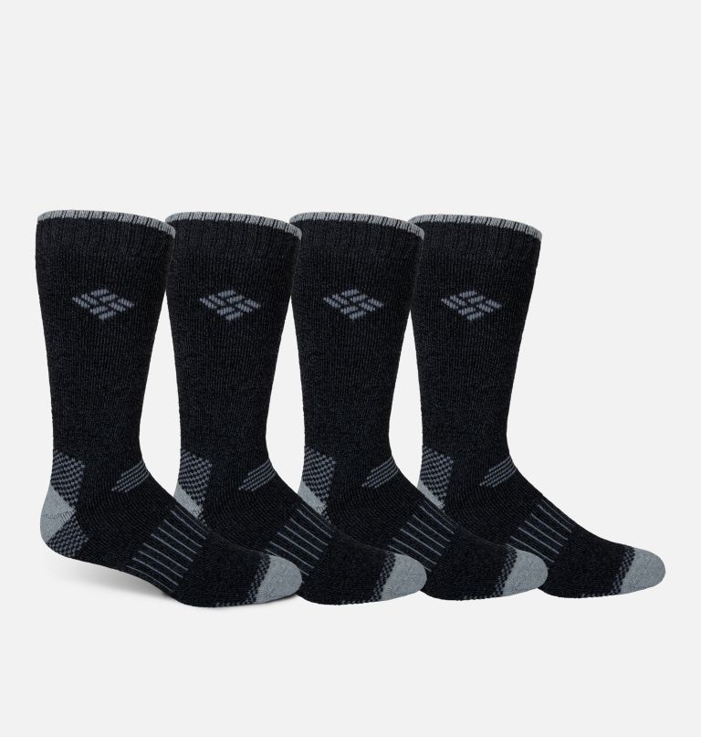 heren vochtregulerende sokken met checkprint - 4-pack