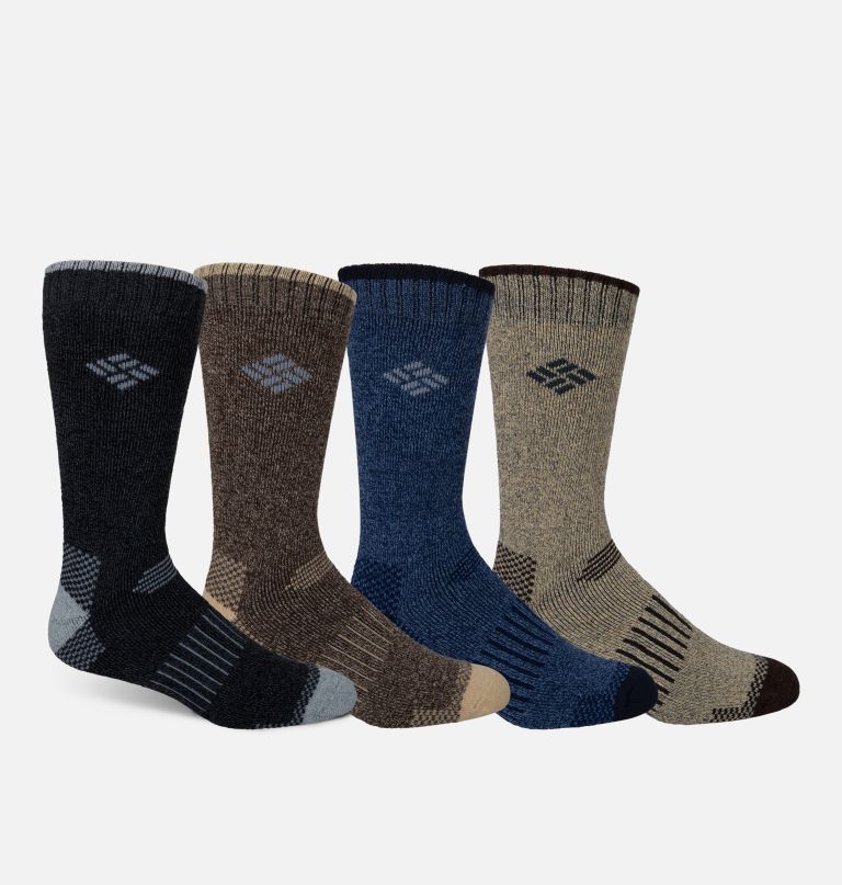 heren vochtregulerende sokken met checkprint - 4-pack