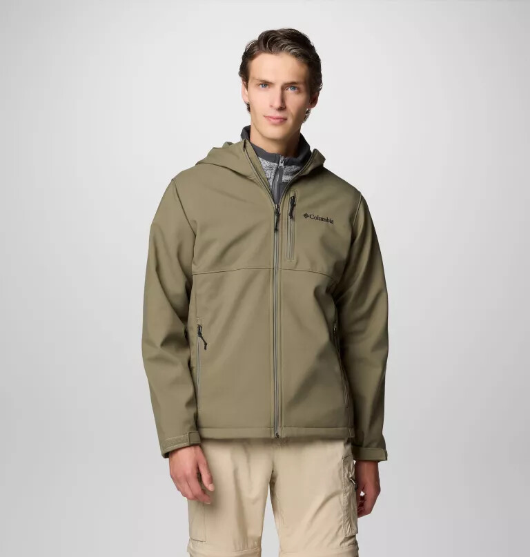 heren ascender ii softshelljas met capuchon