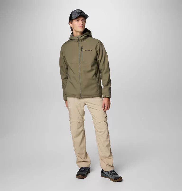 heren ascender ii softshelljas met capuchon