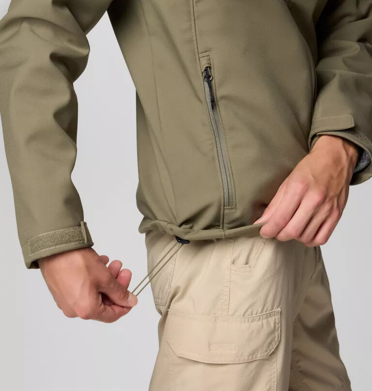 heren ascender ii softshelljas met capuchon
