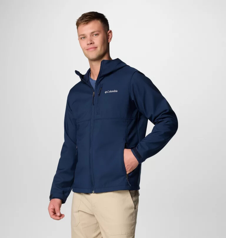 heren ascender ii softshelljas met capuchon