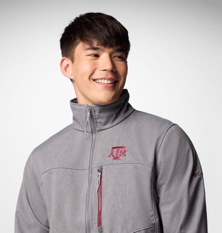 heren collegiate ascender iii softshell - texas am