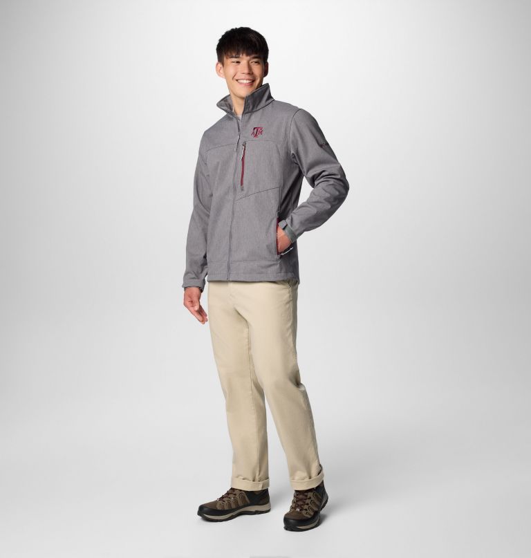 heren collegiate ascender iii softshell - texas am