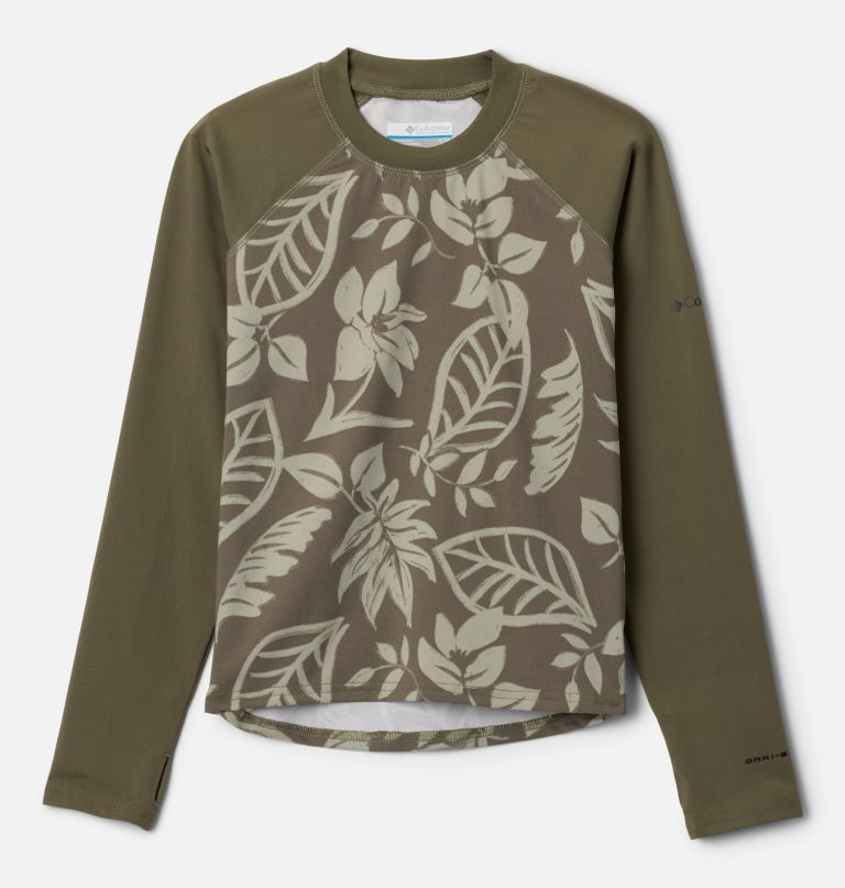 kindershirt met lange mouwen en print van sandy shores ter bescherming tegen de zon.