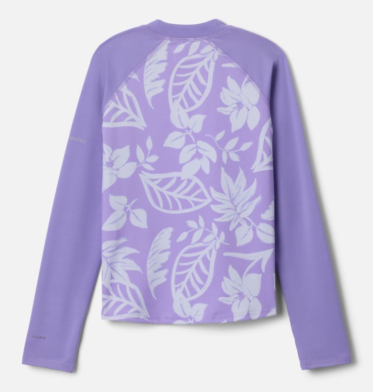 kindershirt met lange mouwen en print van sandy shores ter bescherming tegen de zon.