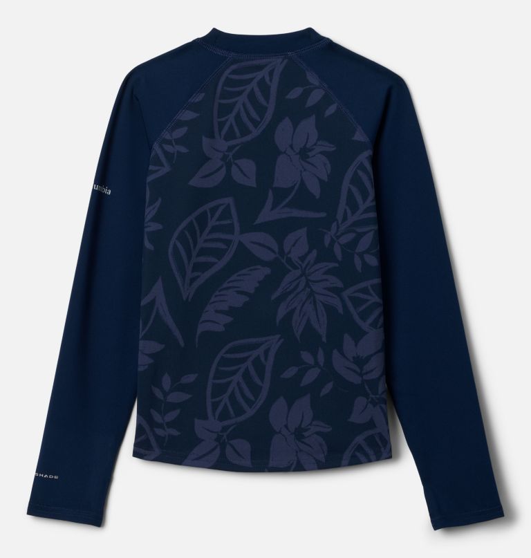 kindershirt met lange mouwen en print van sandy shores ter bescherming tegen de zon.