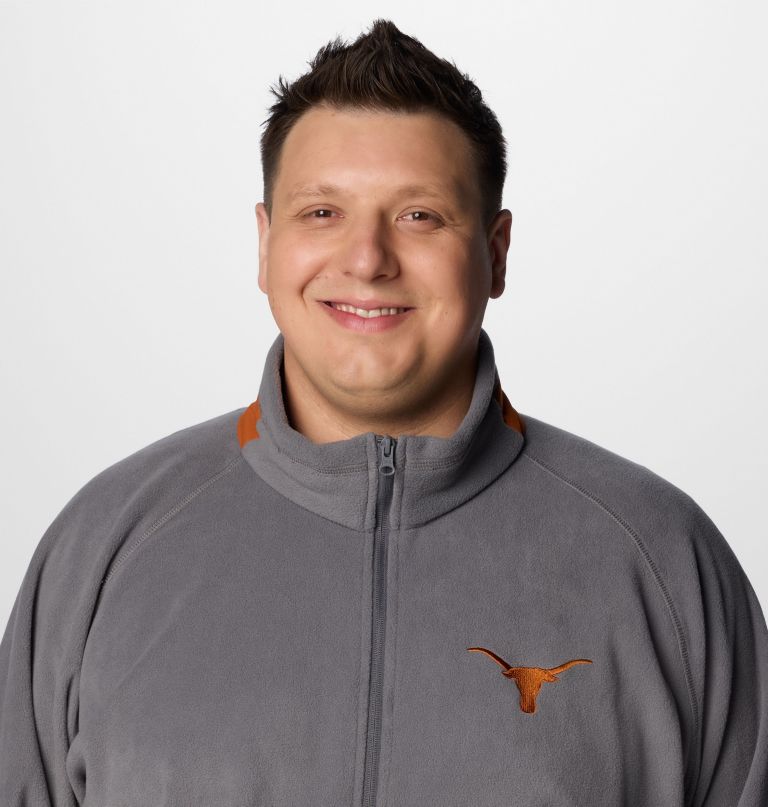 heren collegiate flanker iv fleece jacket - texas - grote maten
