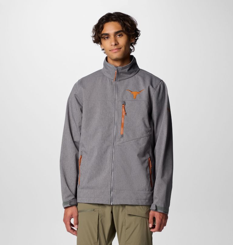 heren collegiate ascender iii softshell - texas