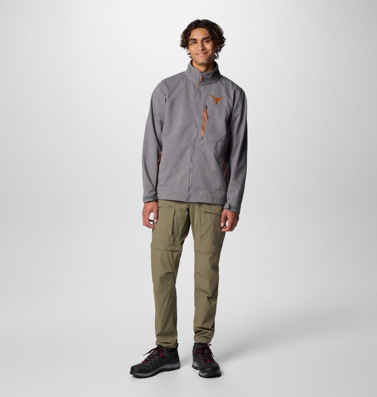 heren collegiate ascender iii softshell - texas