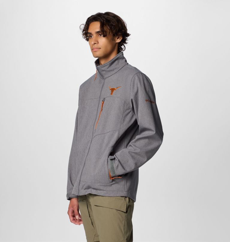 heren collegiate ascender iii softshell - texas