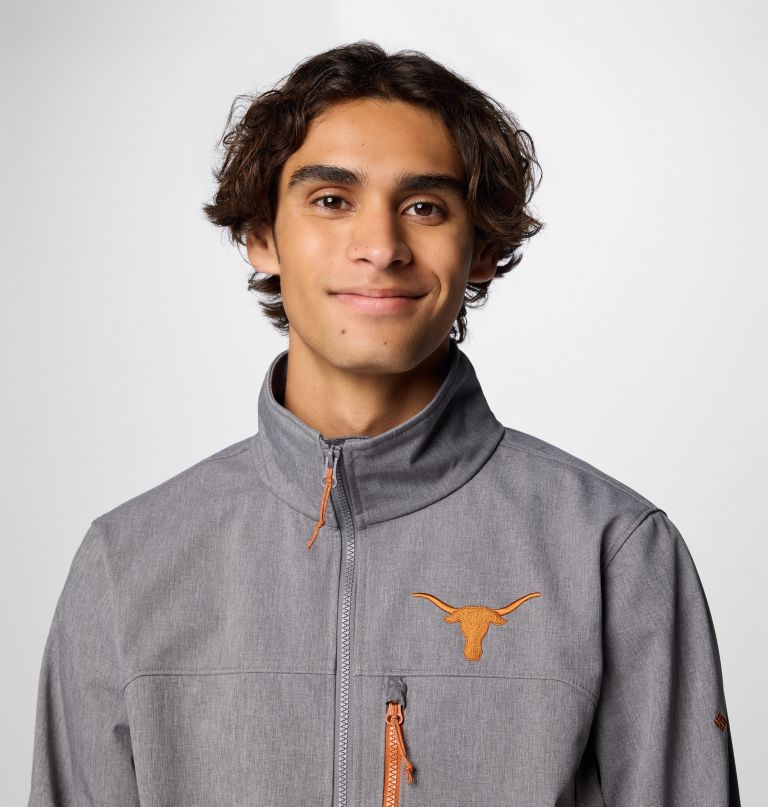 heren collegiate ascender iii softshell - texas
