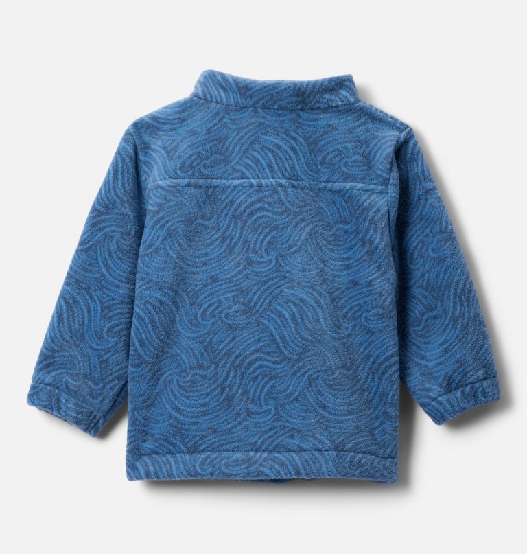 fleecevest met volledige ritssluiting en print van castle dale voor jongens.