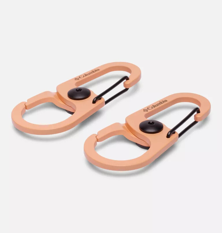 karabijnhaak met dubbele clip - 2 stuks