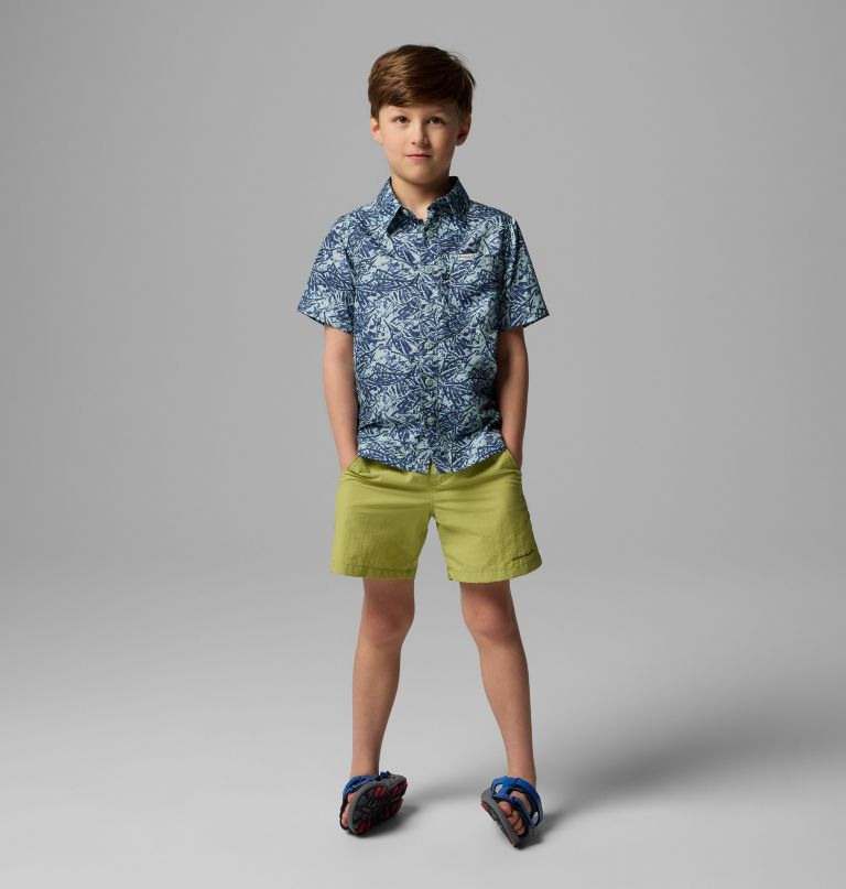pfg super slack tide campshirt met korte mouwen voor jongens