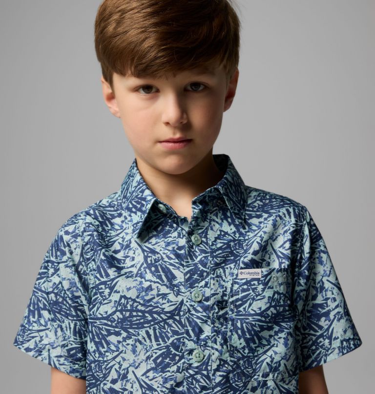 pfg super slack tide campshirt met korte mouwen voor jongens
