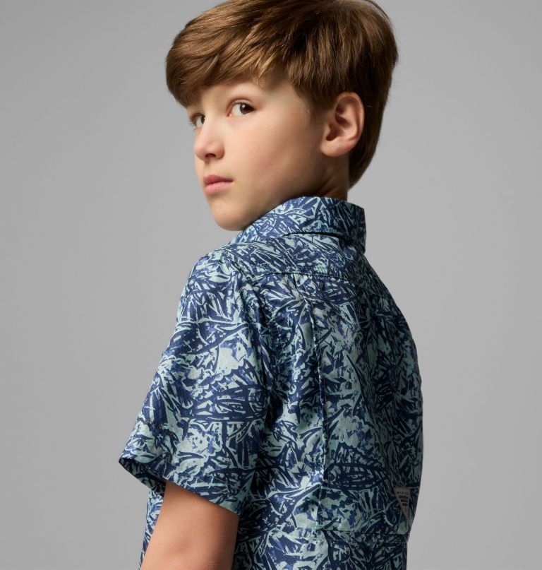 pfg super slack tide campshirt met korte mouwen voor jongens
