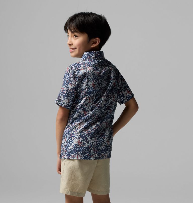 pfg super slack tide campshirt met korte mouwen voor jongens