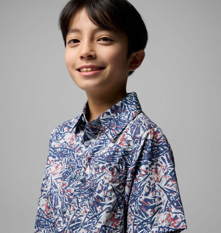 pfg super slack tide campshirt met korte mouwen voor jongens