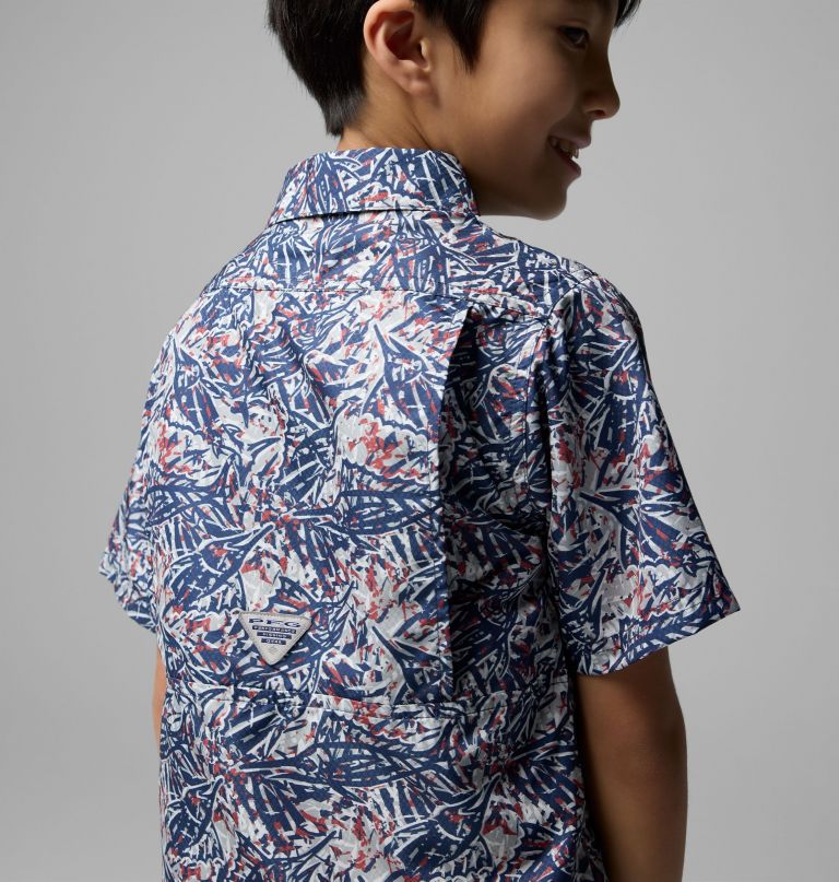 pfg super slack tide campshirt met korte mouwen voor jongens