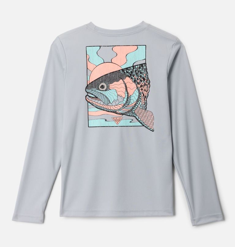 pfg terminal tackle fish shine t-shirt met lange mouwen voor jongens