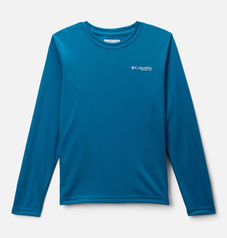 pfg terminal tackle shirt met lange mouwen en hoge zijkant voor jongens