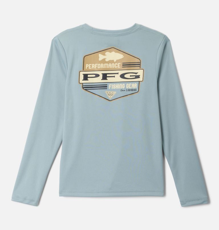 pfg terminal tackle shirt met lange mouwen en hoge zijkant voor jongens