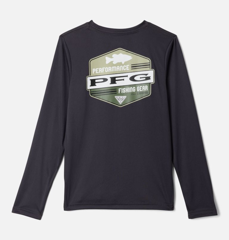 pfg terminal tackle shirt met lange mouwen en hoge zijkant voor jongens