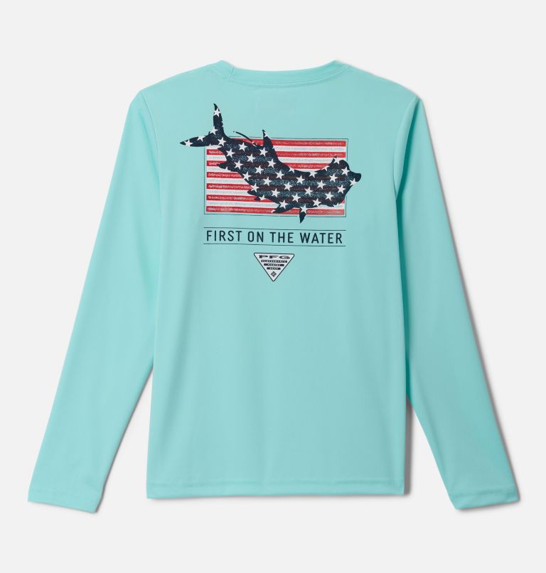 pfg terminal tackle vinnen en strepen shirt met lange mouwen voor jongens