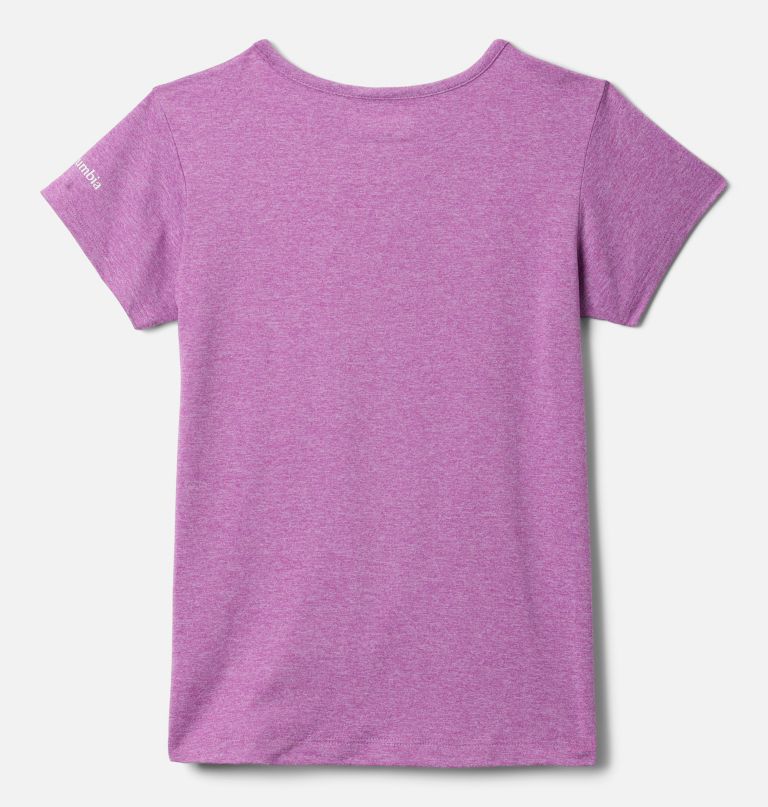 meisjes tech trail t-shirt met korte mouwen en grafische print