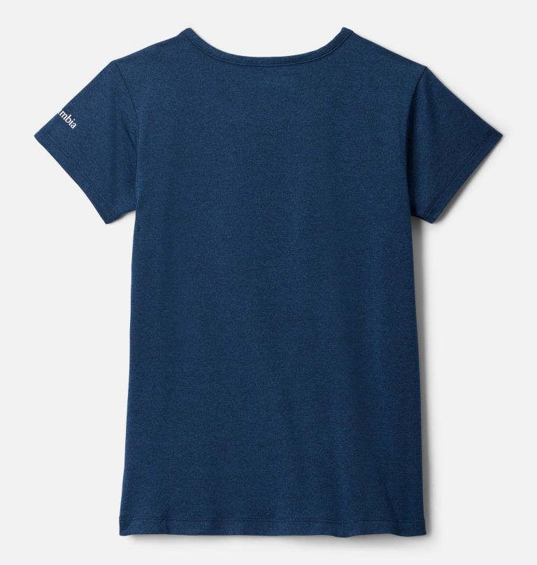 meisjes tech trail t-shirt met korte mouwen en grafische print