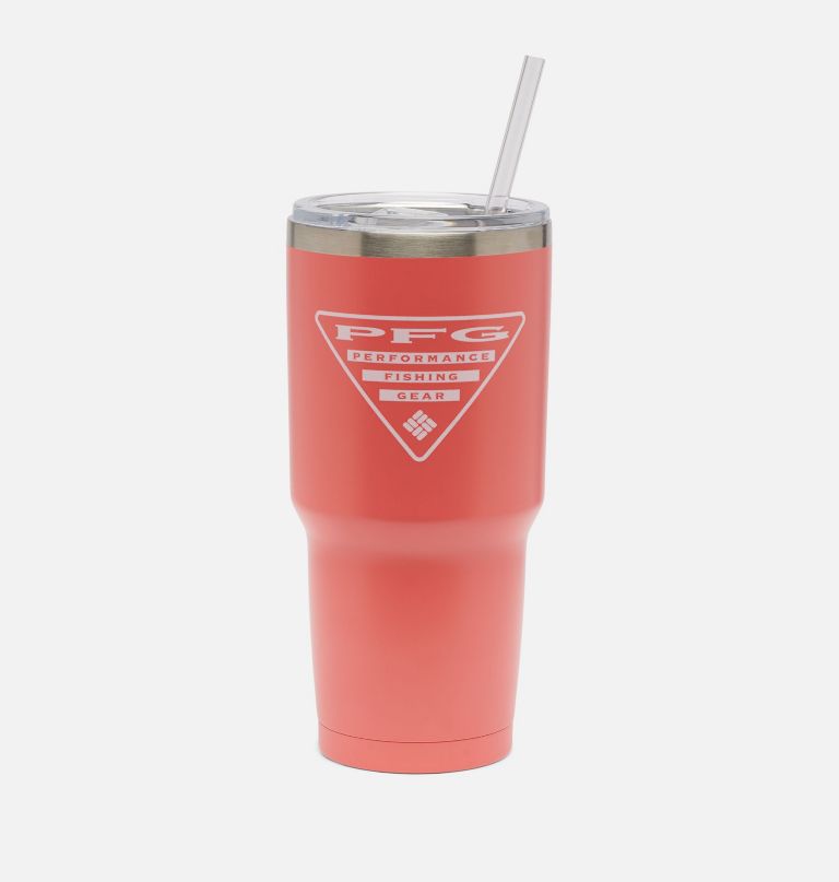 roestvrijstalen vacuüm drinkbeker met rietje - 887 ml