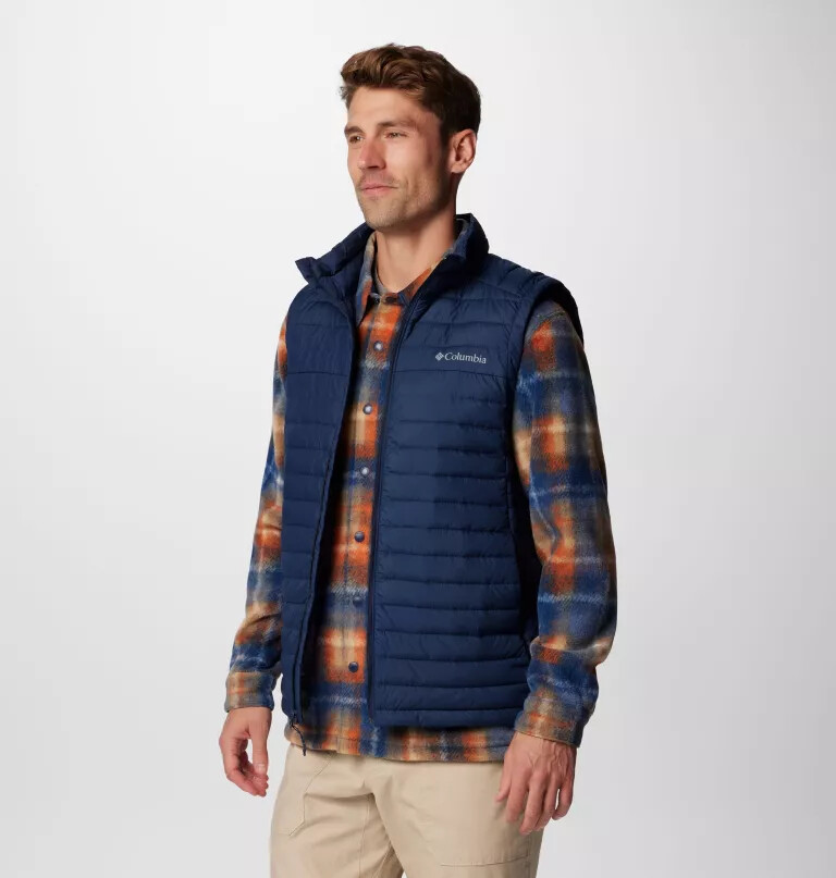 heren silver falls ii vest - lang