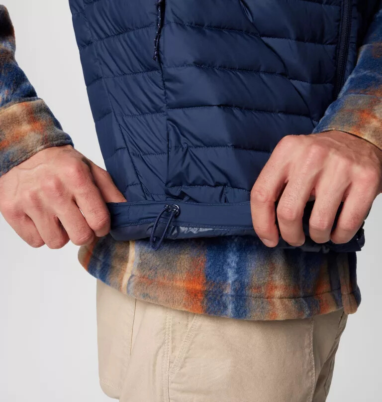 heren silver falls ii vest - lang