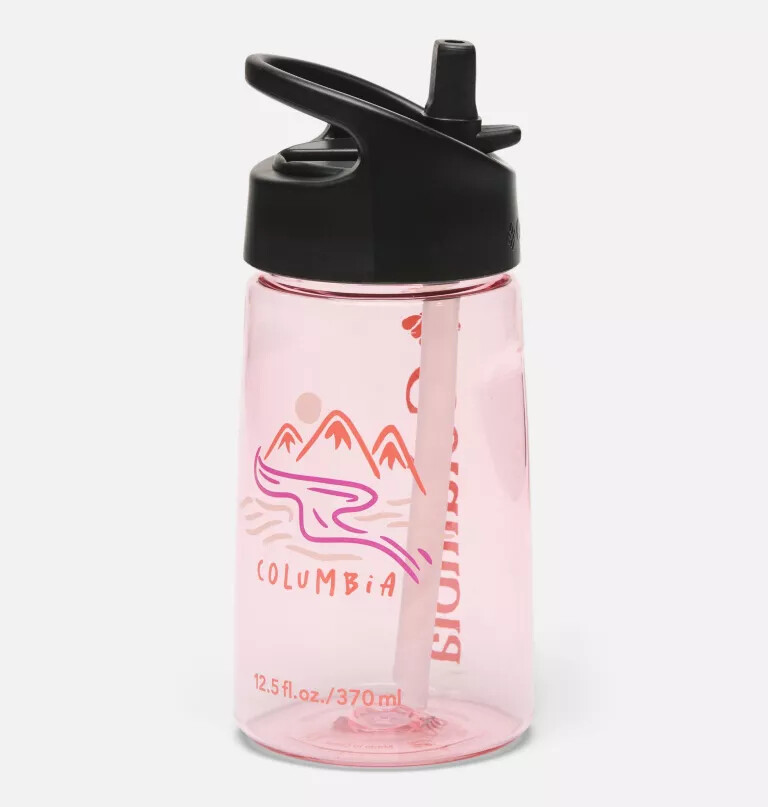 bpa-vrije fles met rietje - 355 ml