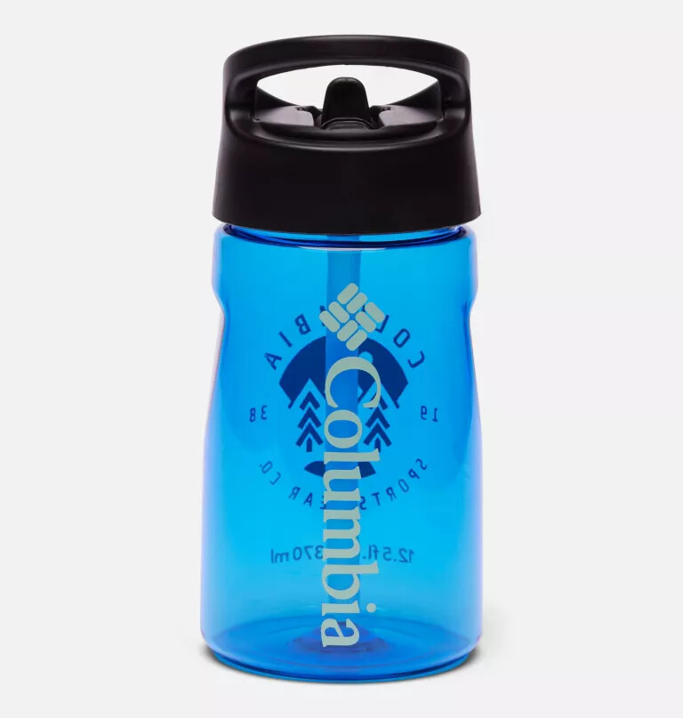 bpa-vrije fles met rietje - 355 ml