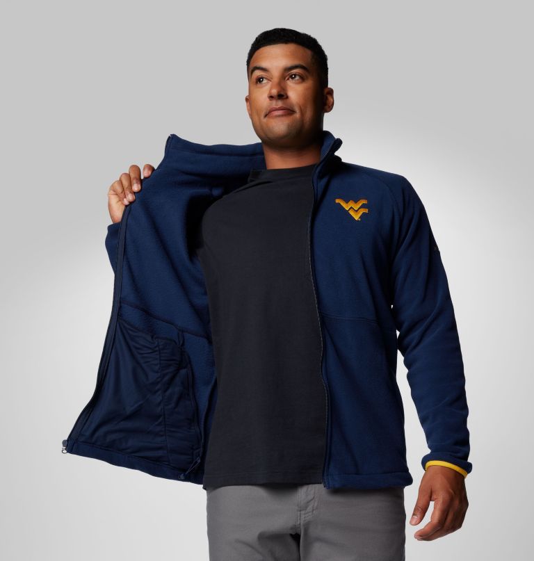 heren collegiate flanker iv fleece jacket - west virginia