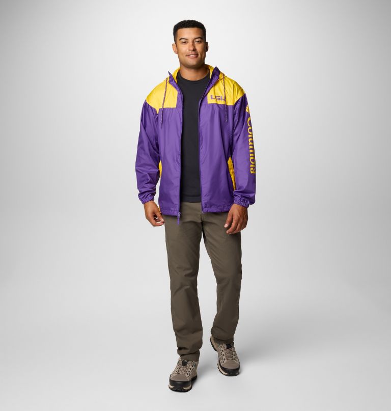 heren flash challenger ii windbreaker - lsu