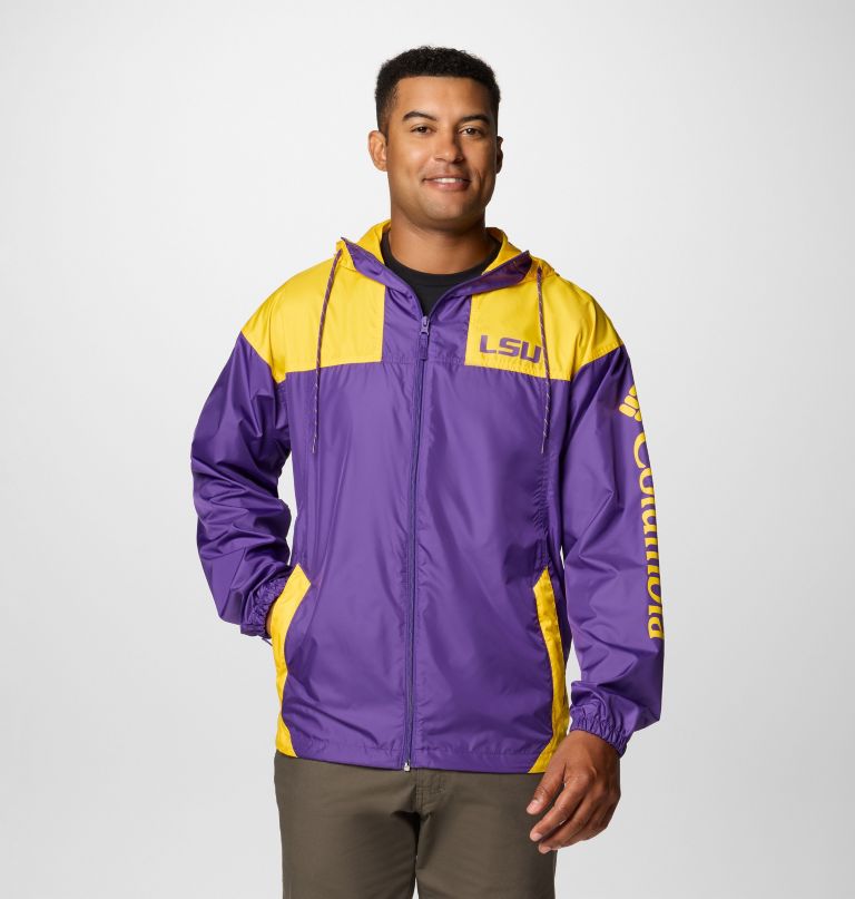 heren flash challenger ii windbreaker - lsu