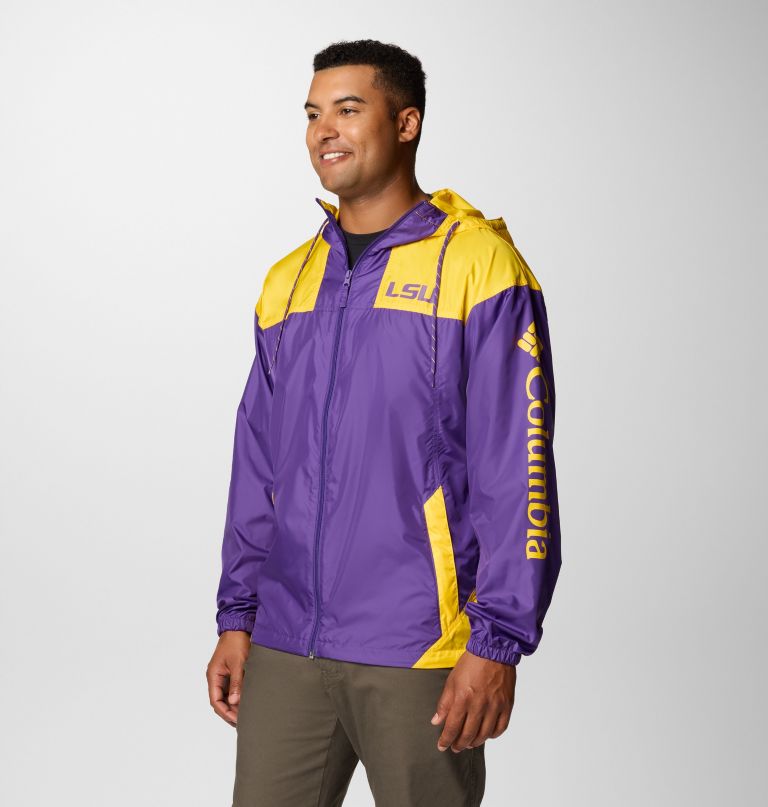 heren flash challenger ii windbreaker - lsu