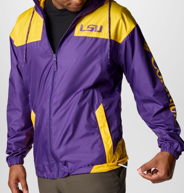 heren flash challenger ii windbreaker - lsu