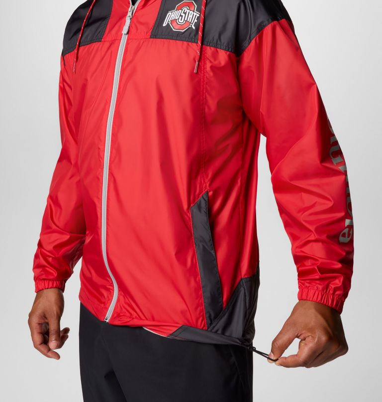 heren flash challenger ii windbreaker - ohio state